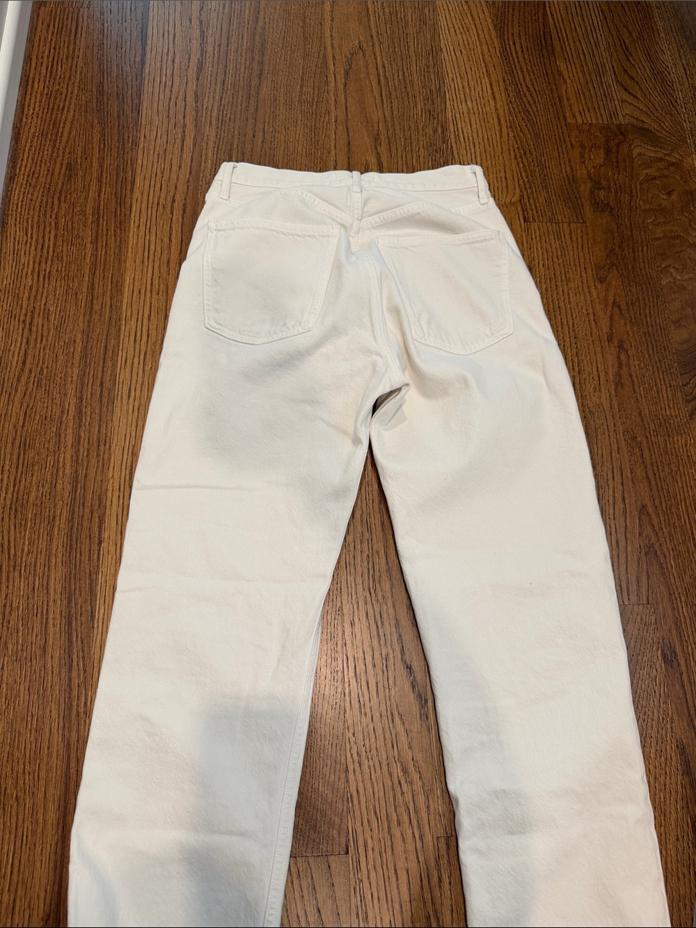 Agolde Cream 90s pinch Jeans - Picture 4 of 5